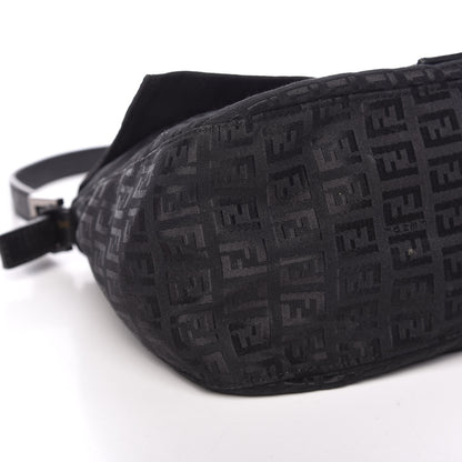 Fendi Zucchino Mama Baguette Black 7 of 8