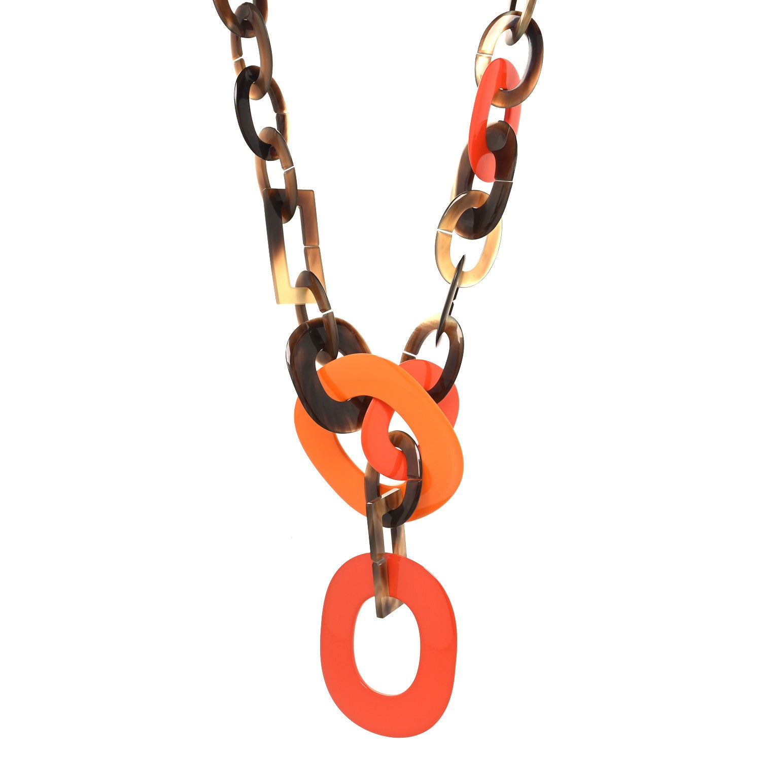 Hermes Buffalo Horn Isidore Necklace 1 of 5