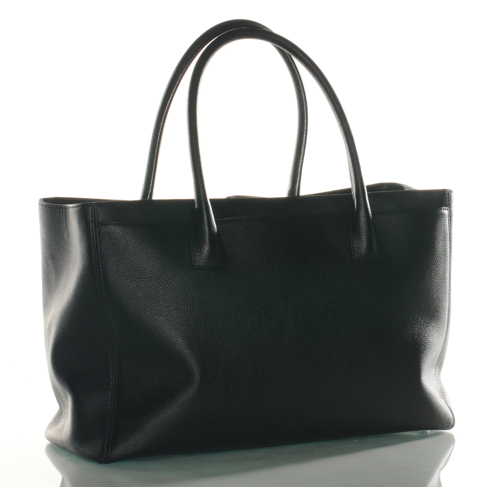 Chanel Caviar Cerf Executive Shopper Tote Black 3 of 8