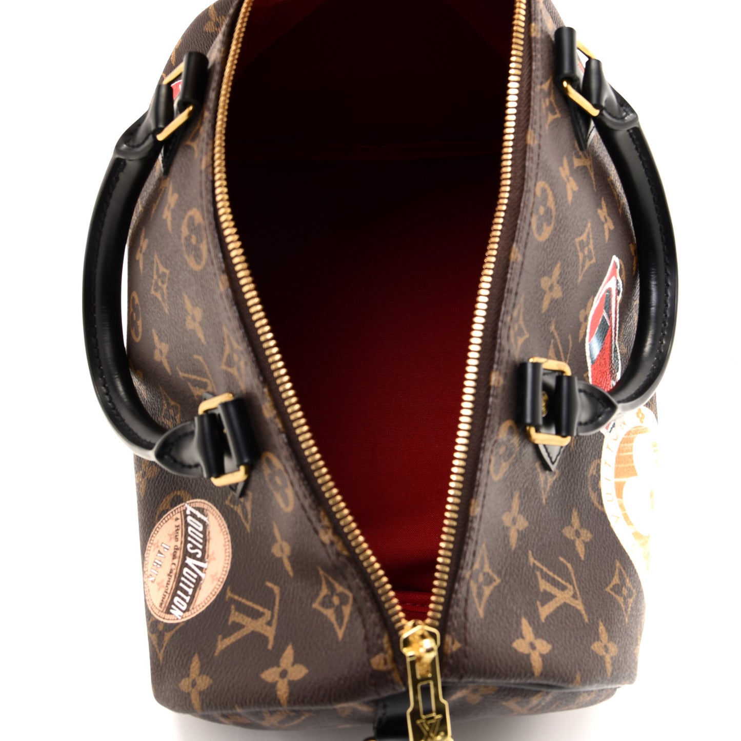 Monogram My World Tour Speedy Bandouliere 30 Black