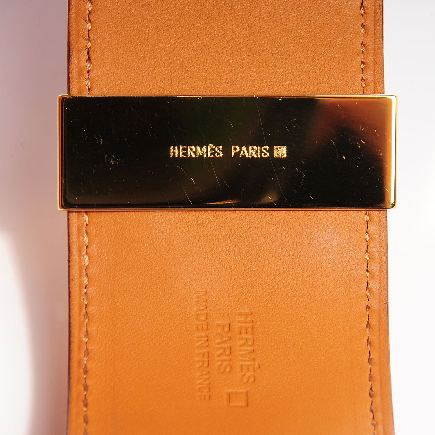 Hermes Shiny Alligator Collier De Chien CDC Bracelet Braise 6 of 7