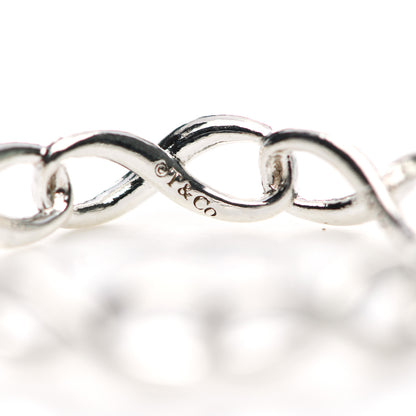 Tiffany Sterling Silver Narrow Infinity Band Ring 47 4 5 of 6