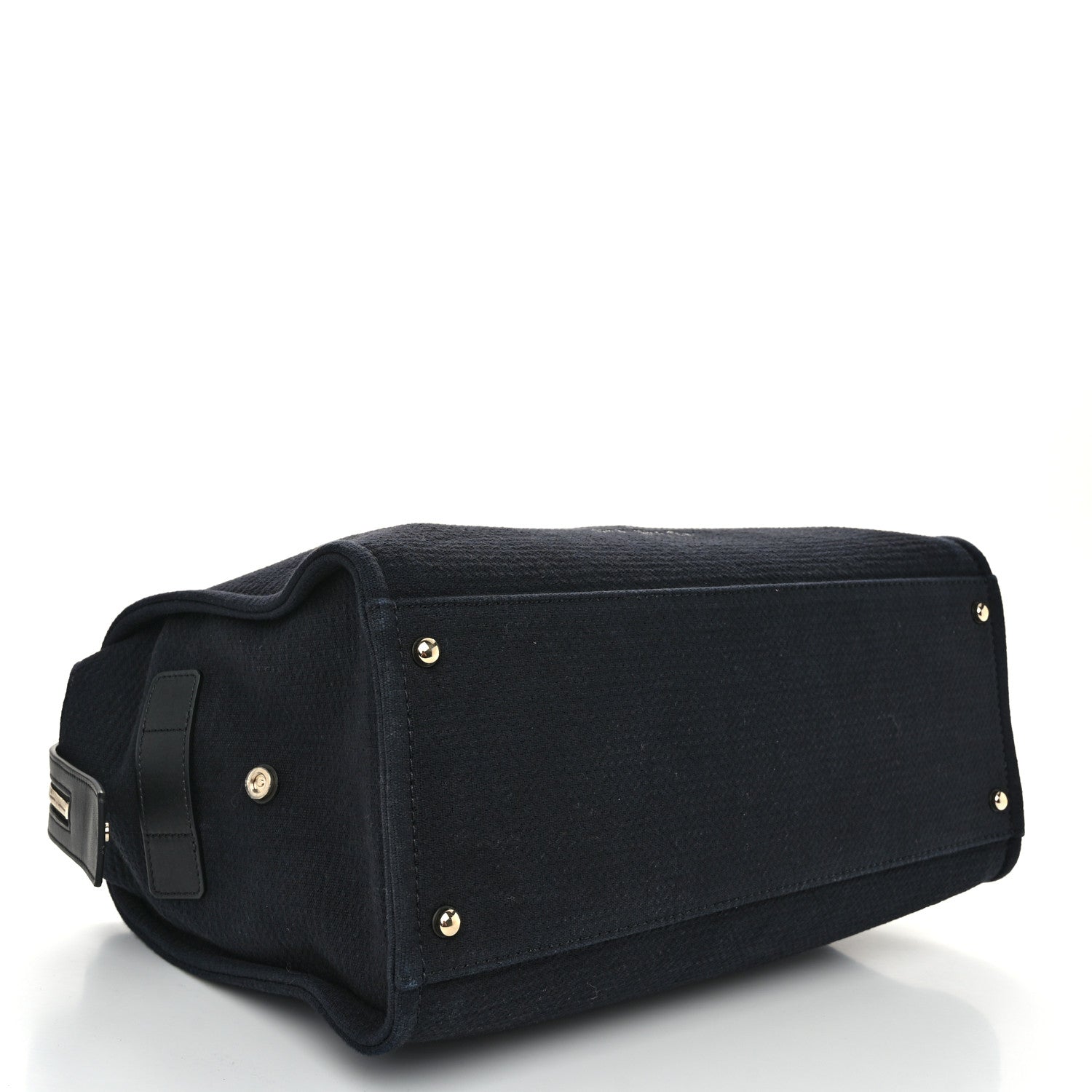 Chanel Mixed Fibers Large Deauville Bowling Bag  Black 4 of 10