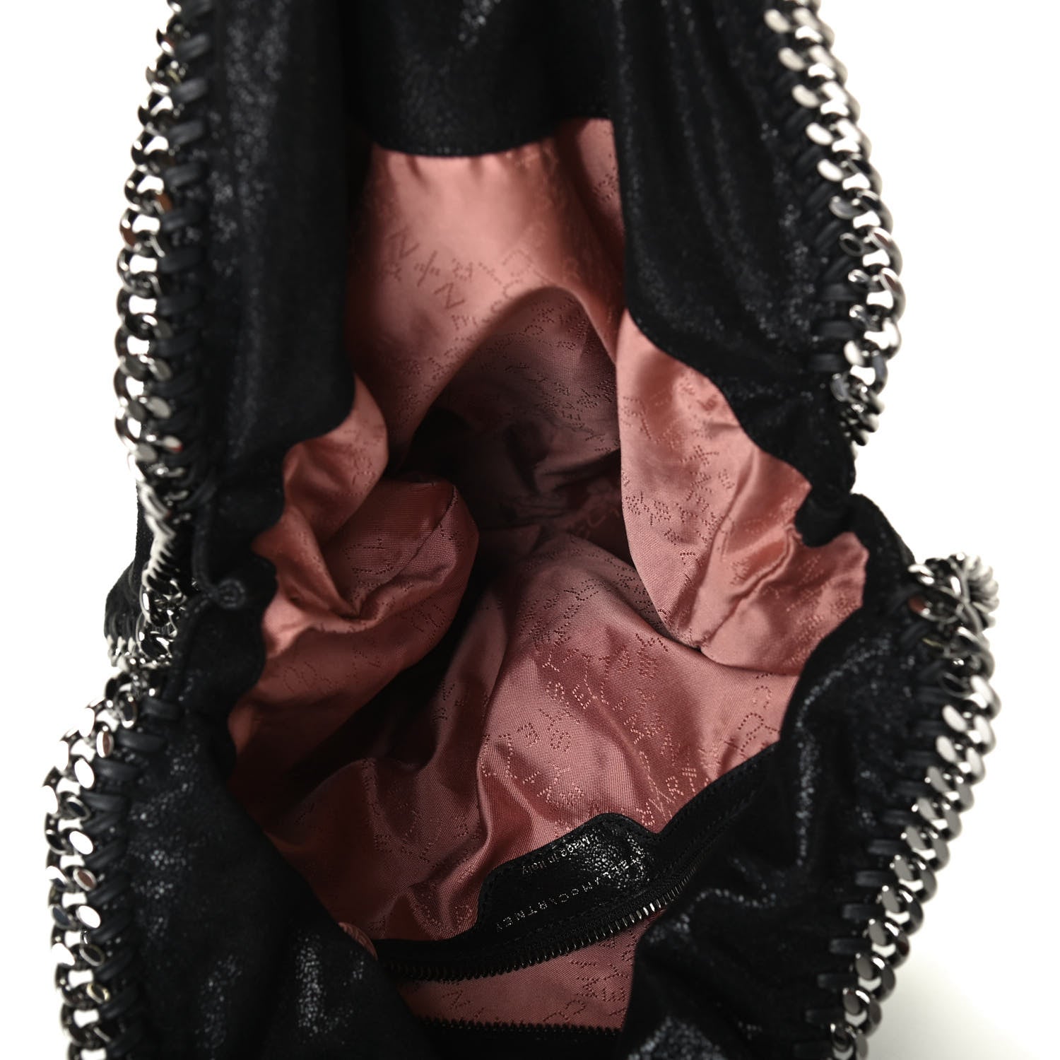 Stella McCartney Shaggy Deer Falabella Fold Over Tote Black 4 of 4