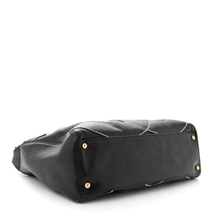 Chanel Caviar CC Stitched Medium Hobo Black 4 of 12
