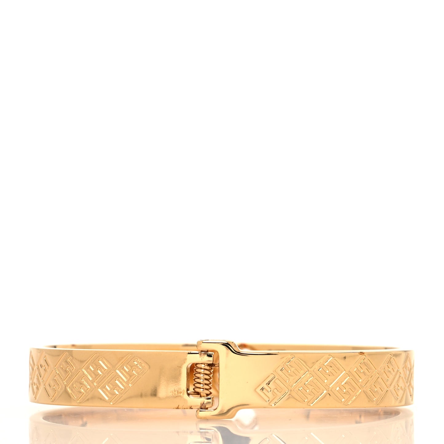 Brass Steel FF Bracelet M Gold