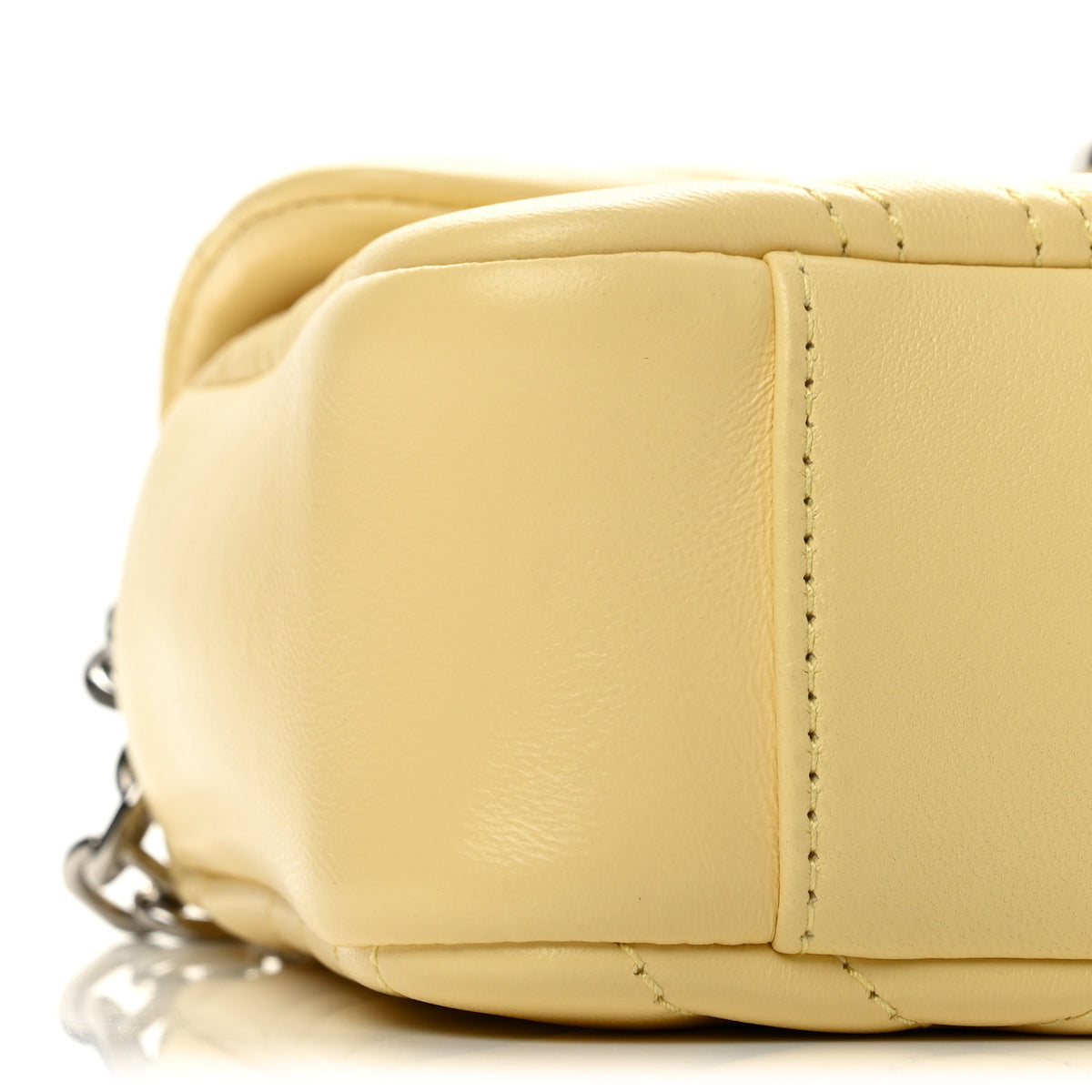 Lambskin Matelasse Small GG Marmont Shoulder Bag Yellow