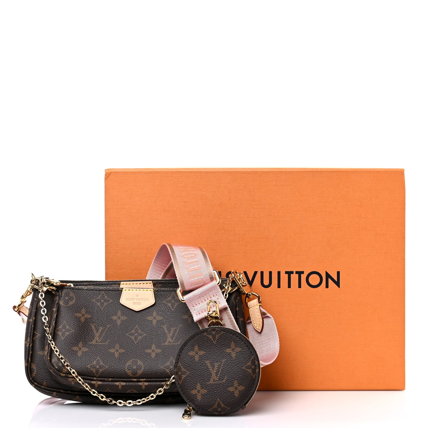 Monogram Multi Pochette Accessories Rose Clair