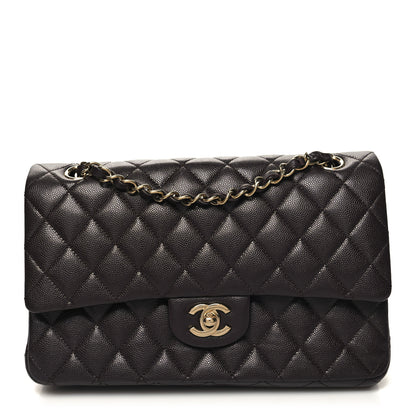 Chanel Caviar Quilted Small Double Flap Dark Brown 1 of 10