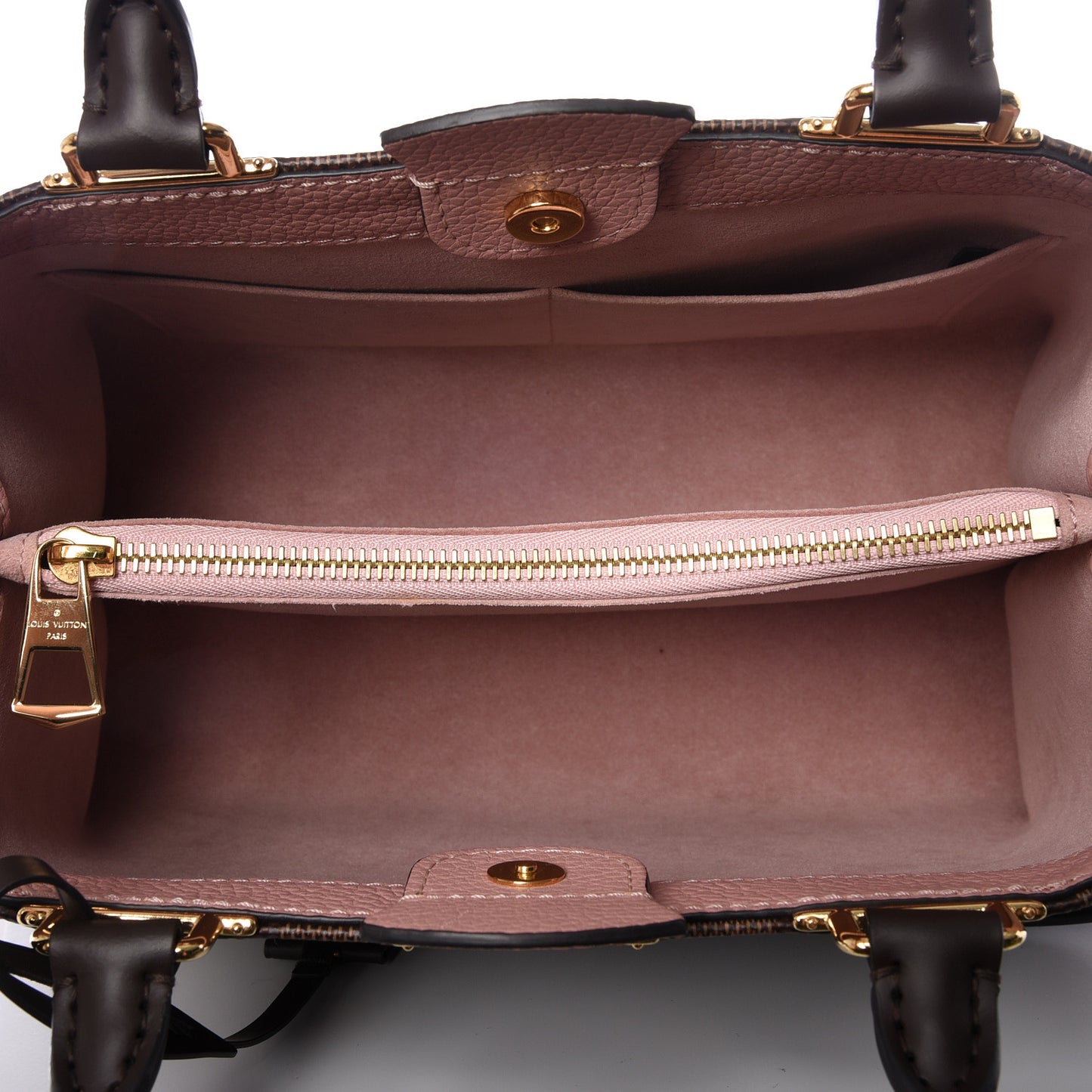 Damier Ebene Cuir Taurillon Brittany Magnolia