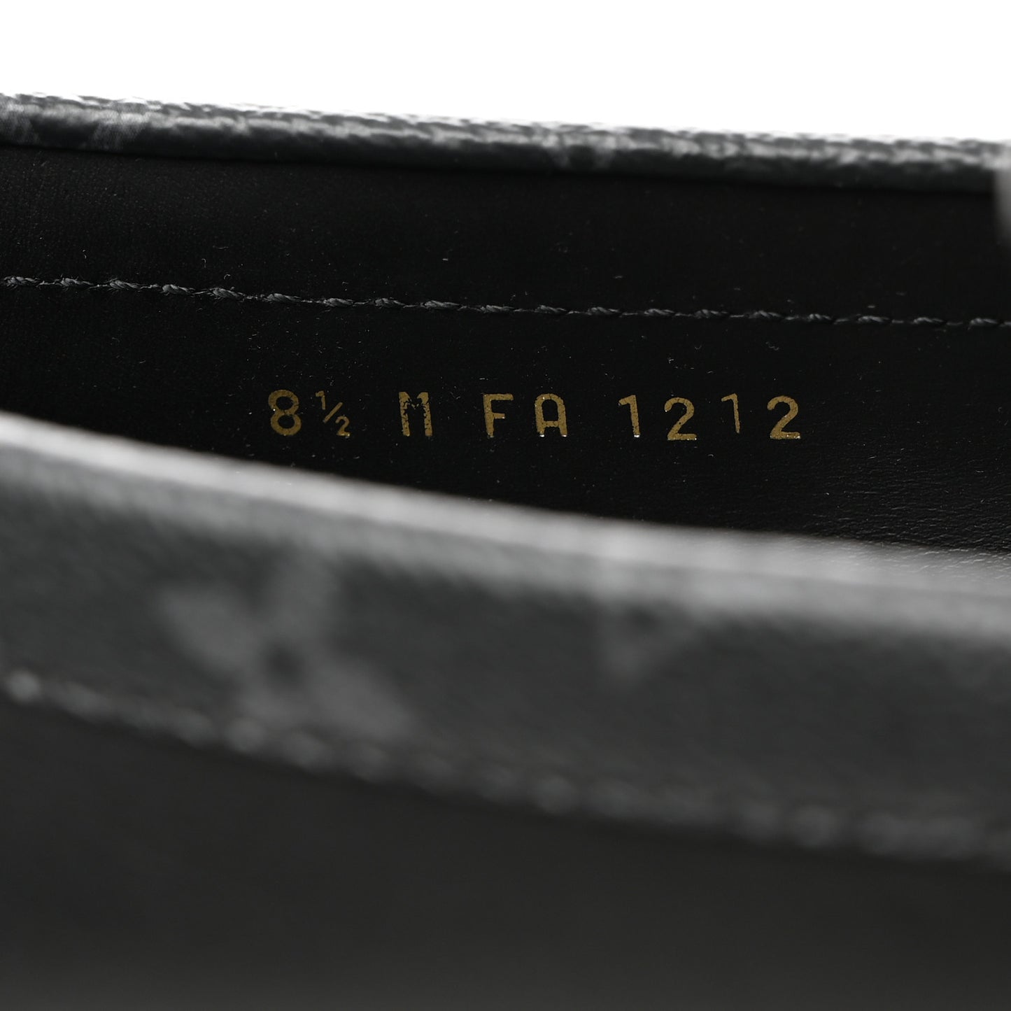 Calfskin Monogram Mens Monte Carlo Mocassin Loafers 8.5 Black