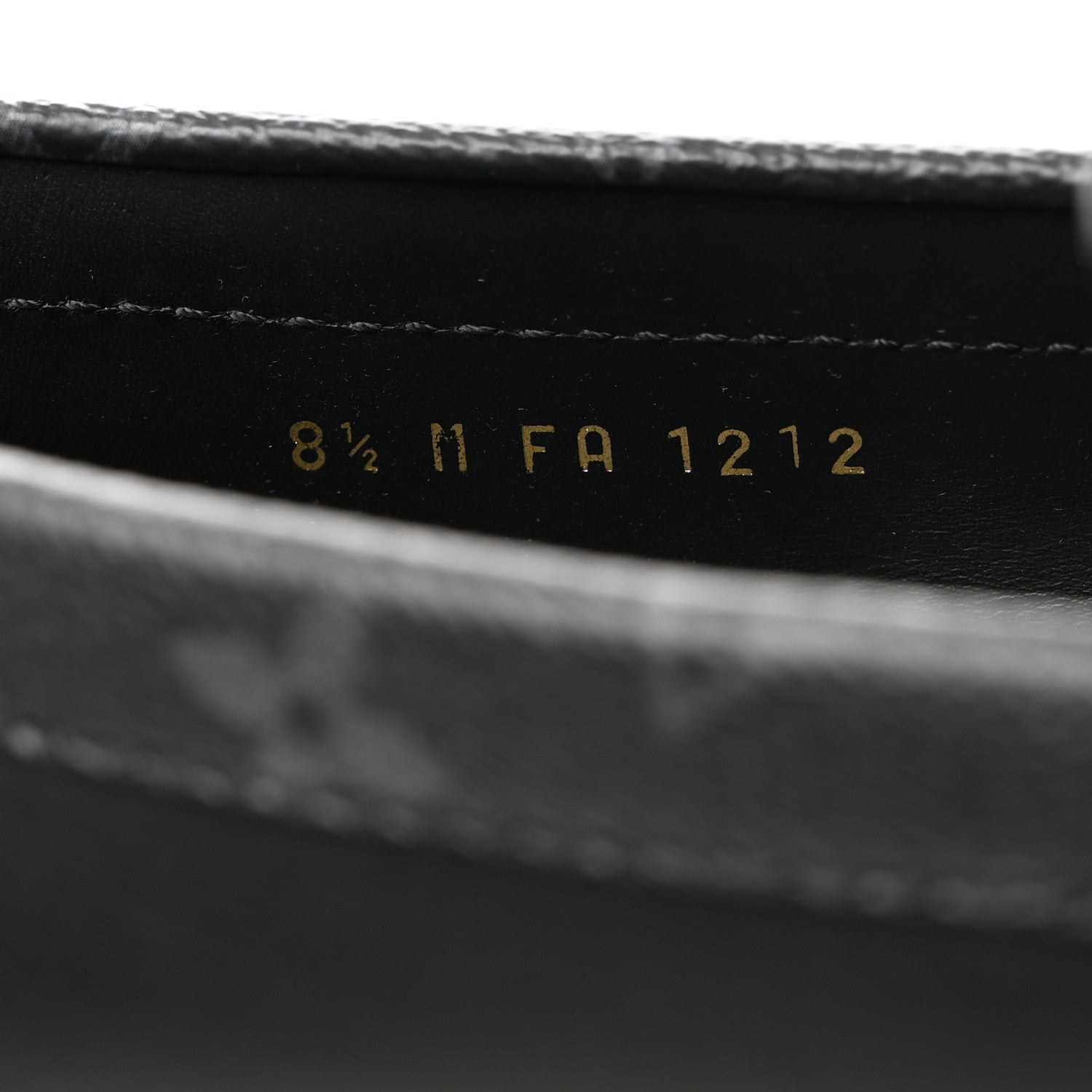 Louis Vuitton Calfskin Monogram Mens Monte Carlo Mocassin Loafers 8.5 Black 7 of 8