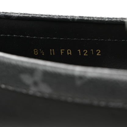 Louis Vuitton Calfskin Monogram Mens Monte Carlo Mocassin Loafers 8.5 Black 7 of 8