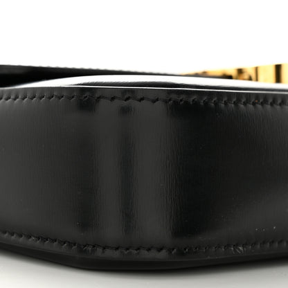 Celine Shiny Calfskin Triomphe Shoulder Bag Black 5 of 12