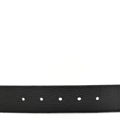 Gucci Calfskin Double G Reversible 37mm Belt 80 32 Black Cocoa 4 of 10