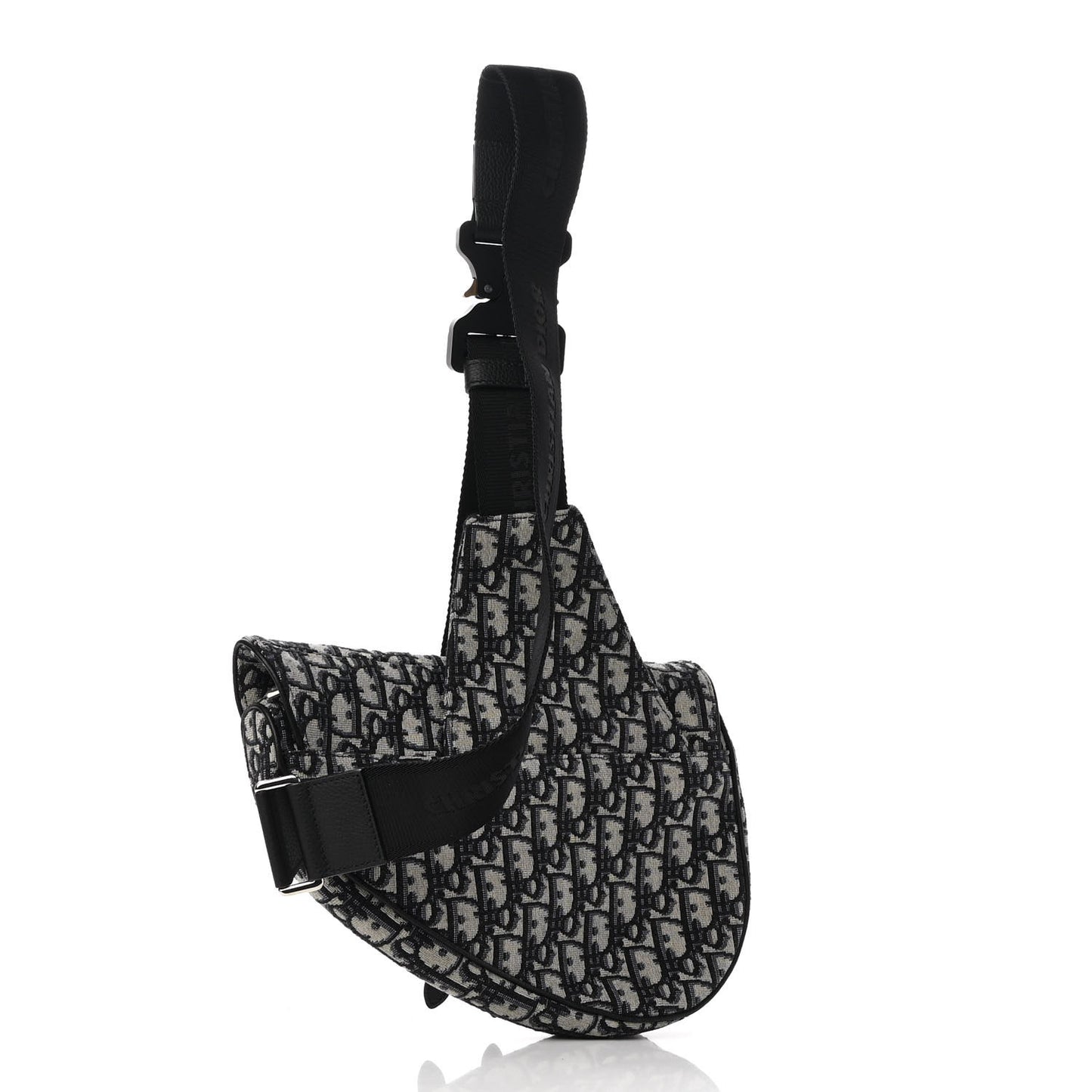 Oblique Mens Saddle Bag Blue