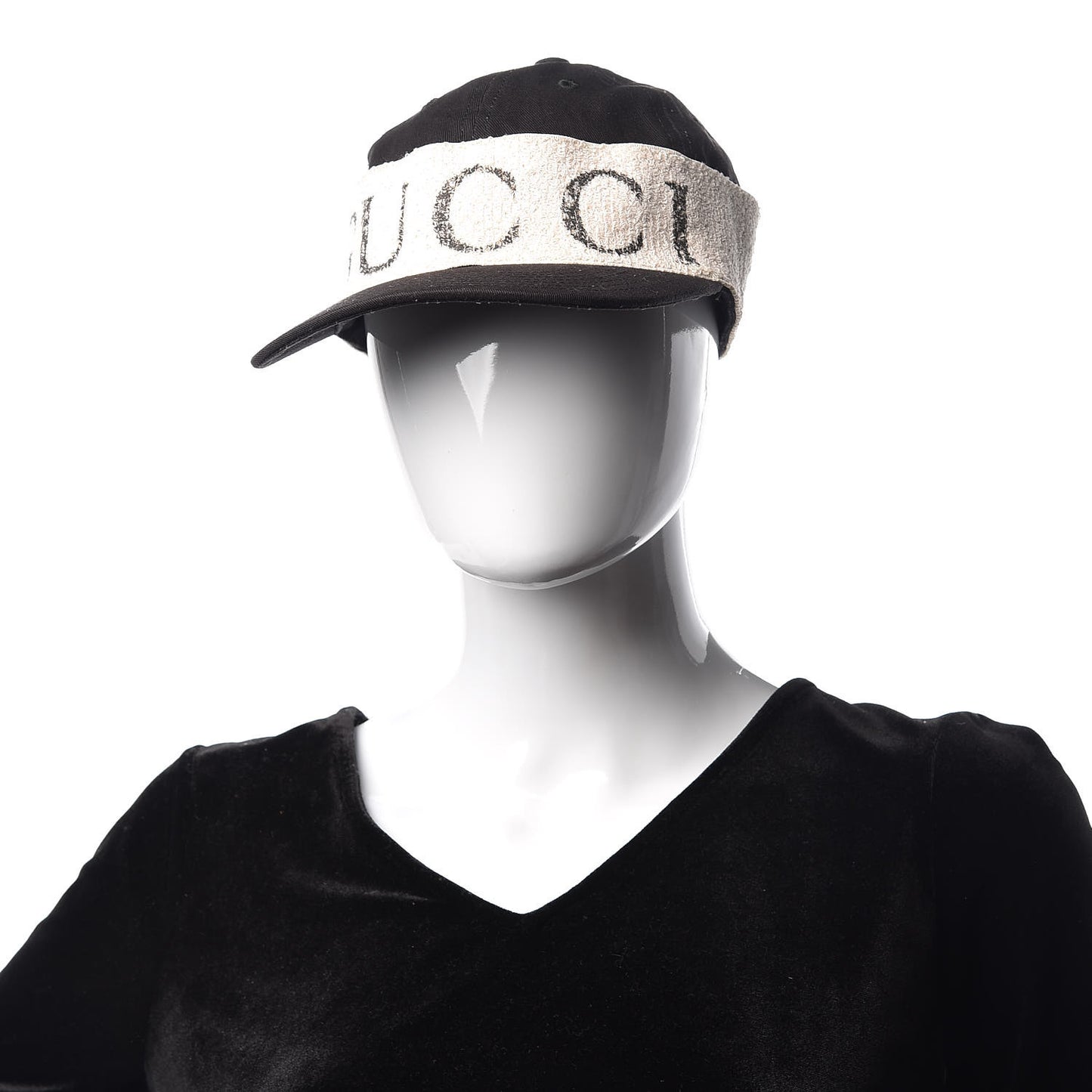 Baseball Hat with Headband L Black