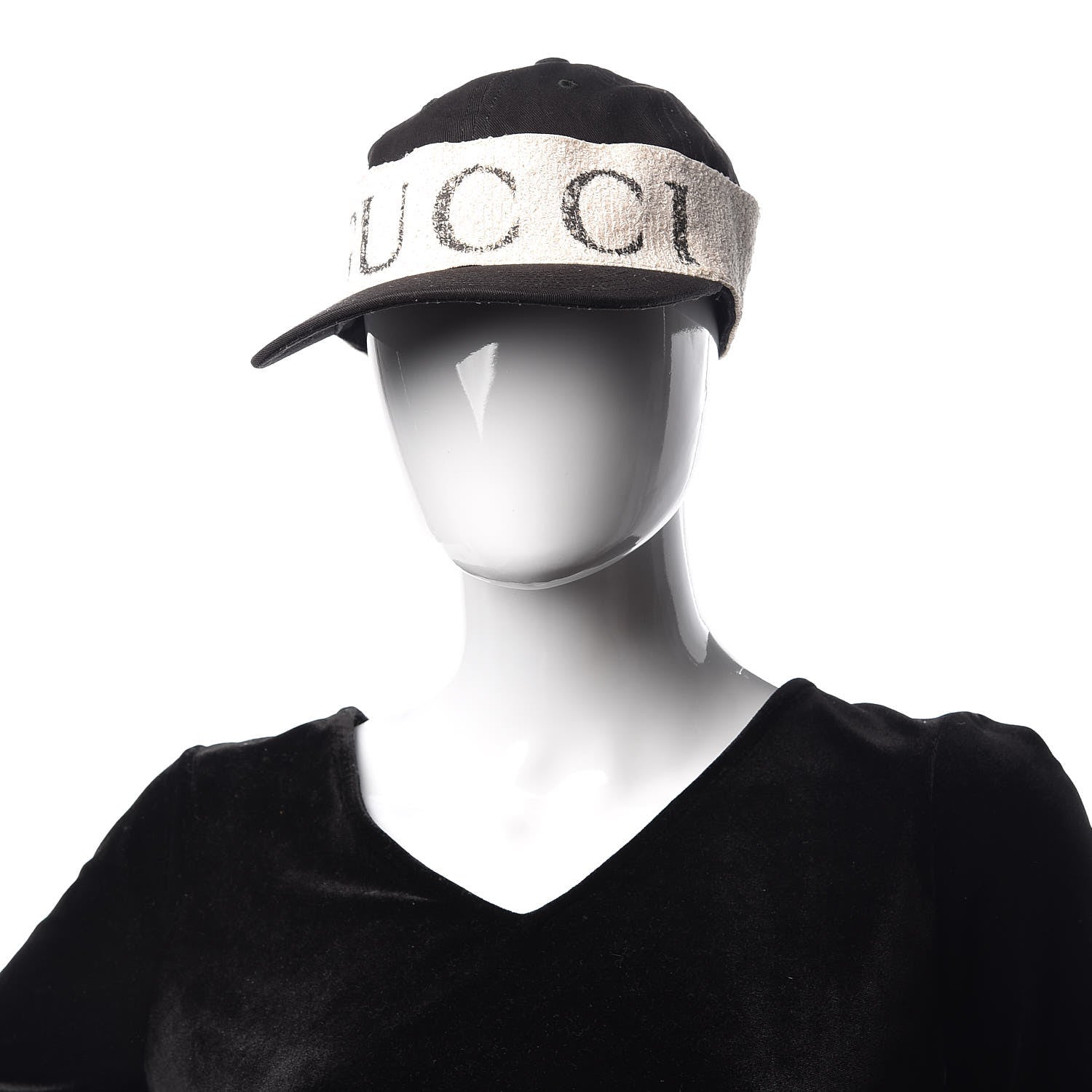Gucci Baseball Hat with Headband L Black 2 of 15