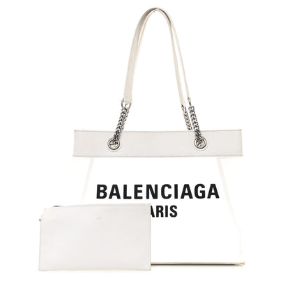 Balenciaga Mesh Large Duty Free Tote White 3 of 16