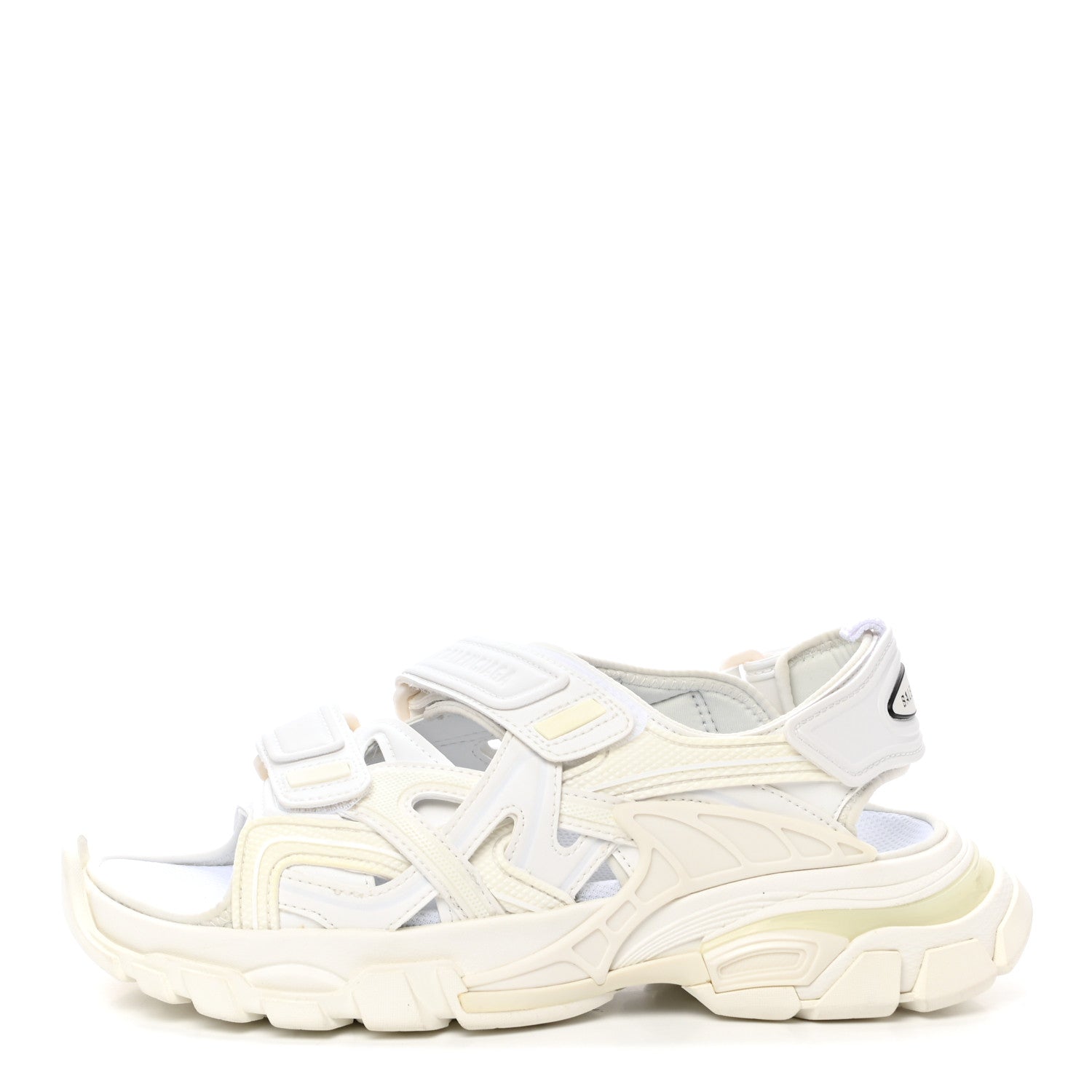 Balenciaga Neoprene Rubber Womens Track Sandals 38 White 1 of 8