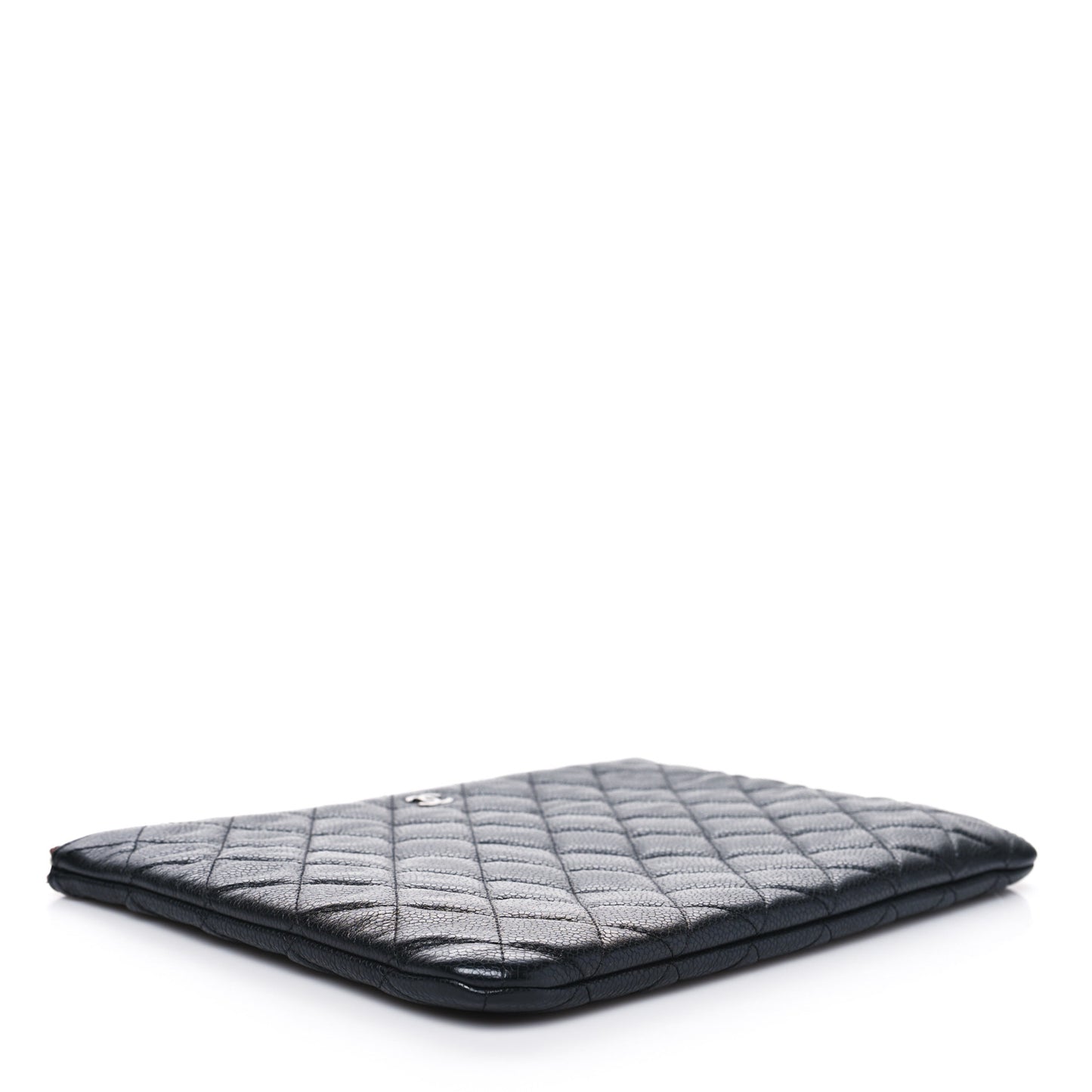 Caviar Quilted Medium Cosmetic Case Black
