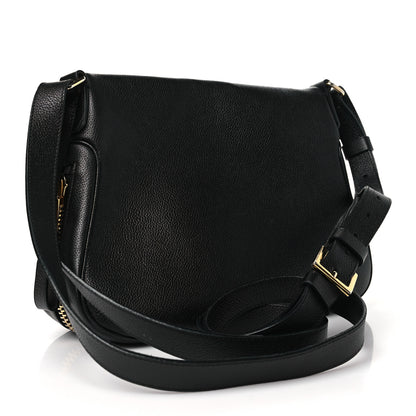 Tom Ford Grained Calfskin Medium Jennifer Crossbody Bag Black 3 of 11