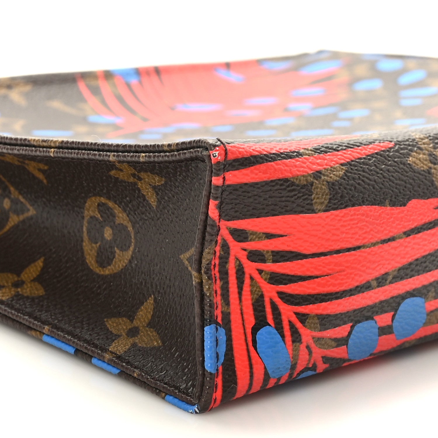 Louis Vuitton Monogram Jungle Dots Toiletry Pouch 26 Coquelicot Denim 8 of 9