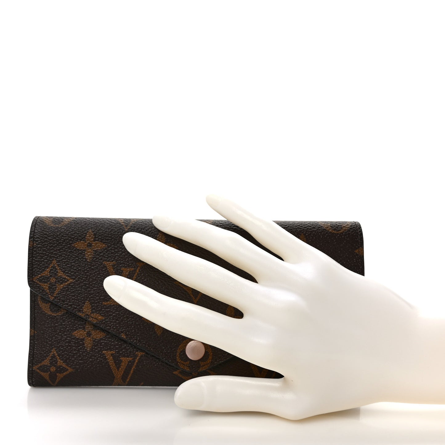 Monogram Josephine Wallet Rose Ballerine