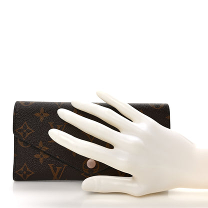 Louis Vuitton Monogram Josephine Wallet Rose Ballerine 2 of 9