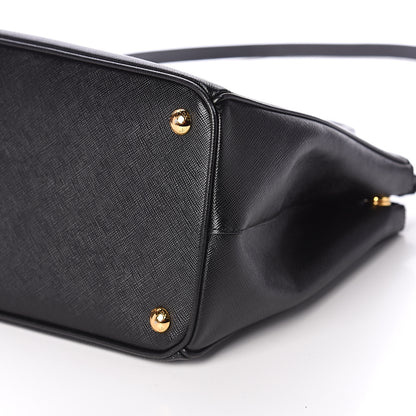 Prada Saffiano Medium Galleria Double Zip Tote Black 8 of 8