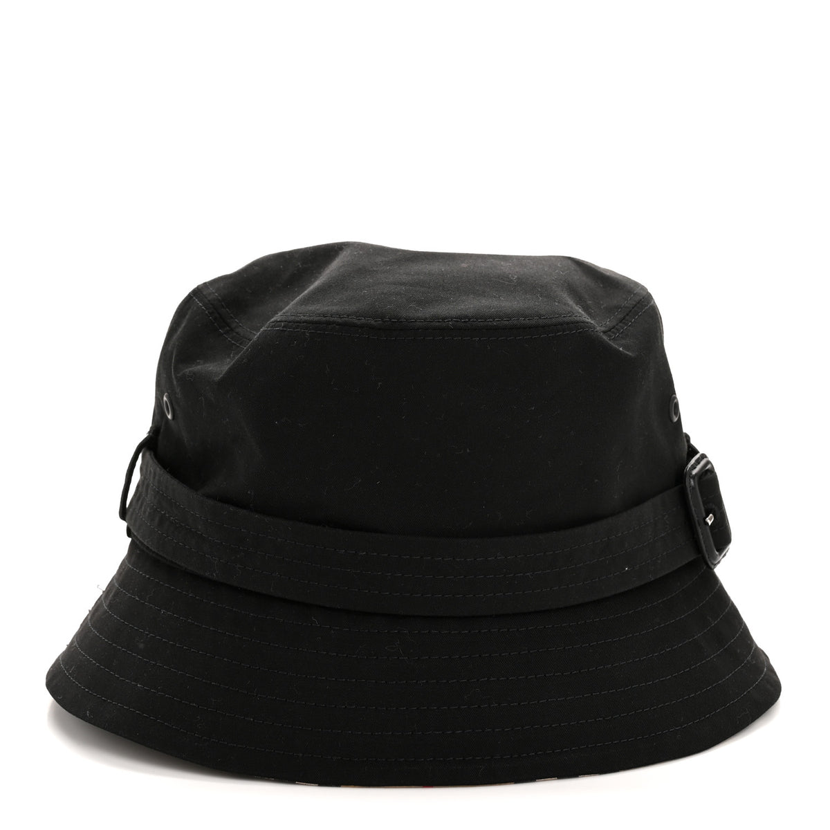 Burberry Cotton Gabardine Bucket Hat L Black 1791125  display picture 3