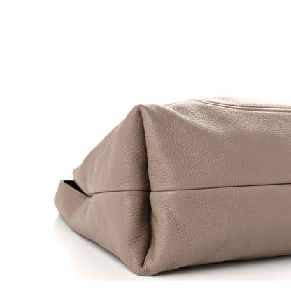 Gucci Grained Calfskin Softbit Maxi Shoulder Bag Taupe 9 of 10