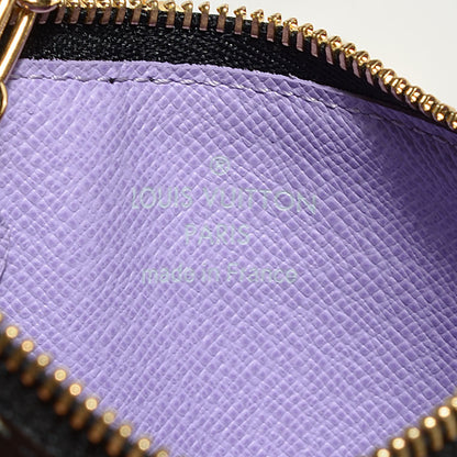 Louis Vuitton Monogram Multicolor Key Pouch Black Violet 7 of 8