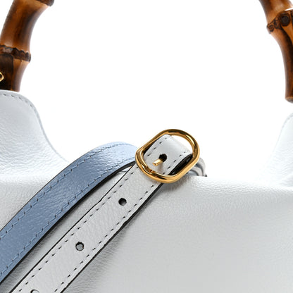 Gucci Softy Wonka Textured Dollar Calfskin Small Diana Shoulder Bag Pale Blue 7 of 9