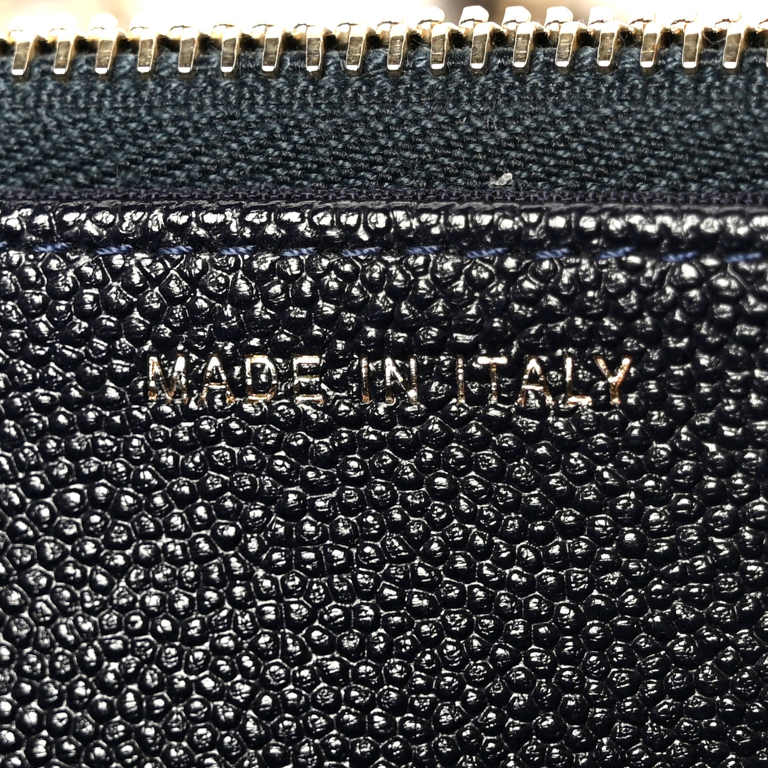 Chanel Caviar Quilted Golden Class Wallet On Chain WOC Navy 7 of 11