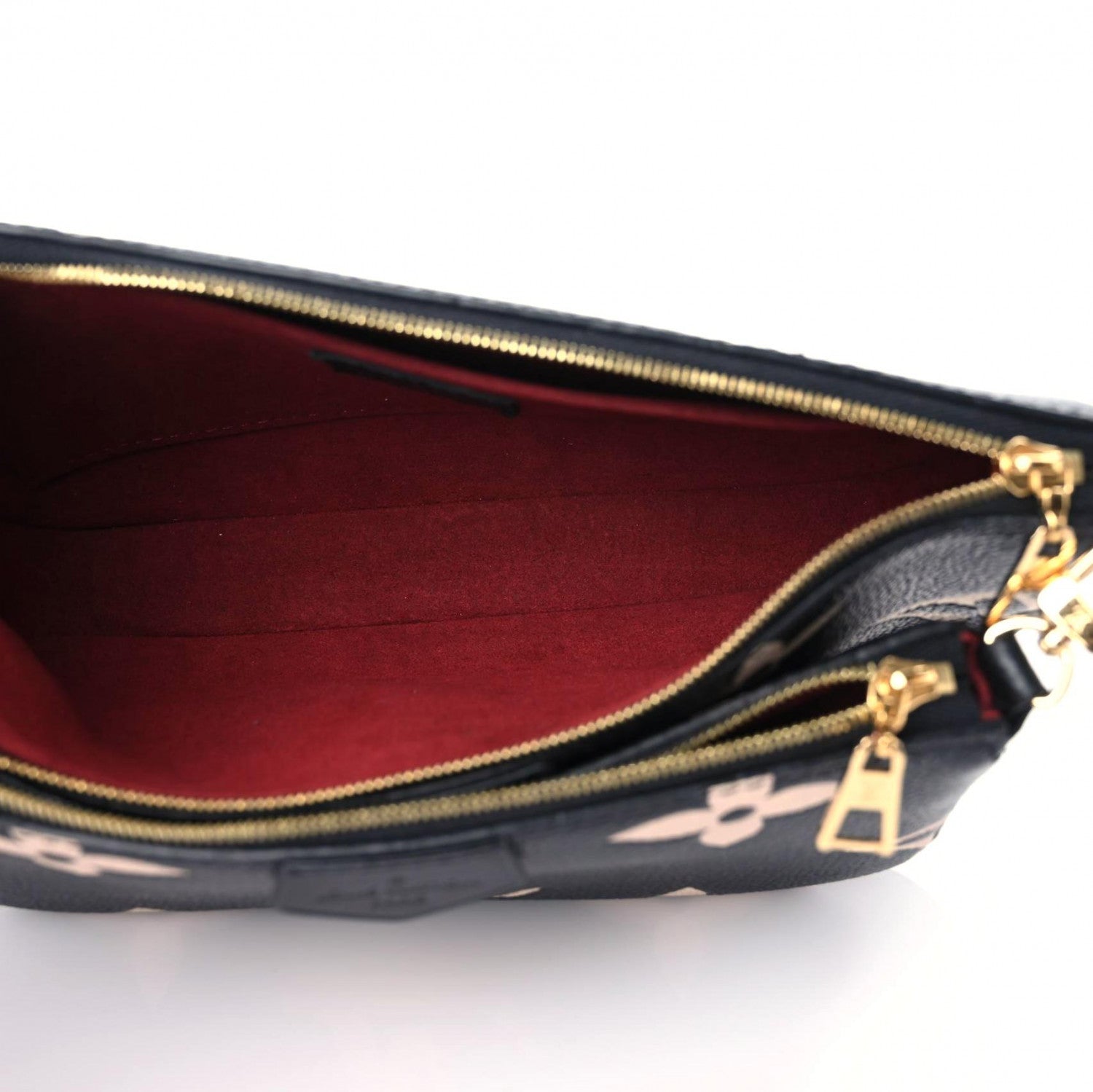 Louis Vuitton Empreinte Monogram Giant Multi Pochette Accessories Black Beige 5 of 9