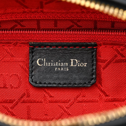 Christian Dior Lambskin Cannage Medium Lady Dior Black 6 of 11