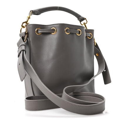Saint Laurent Calfskin Small Emmanuelle Bucket Bag Fog 3 of 10