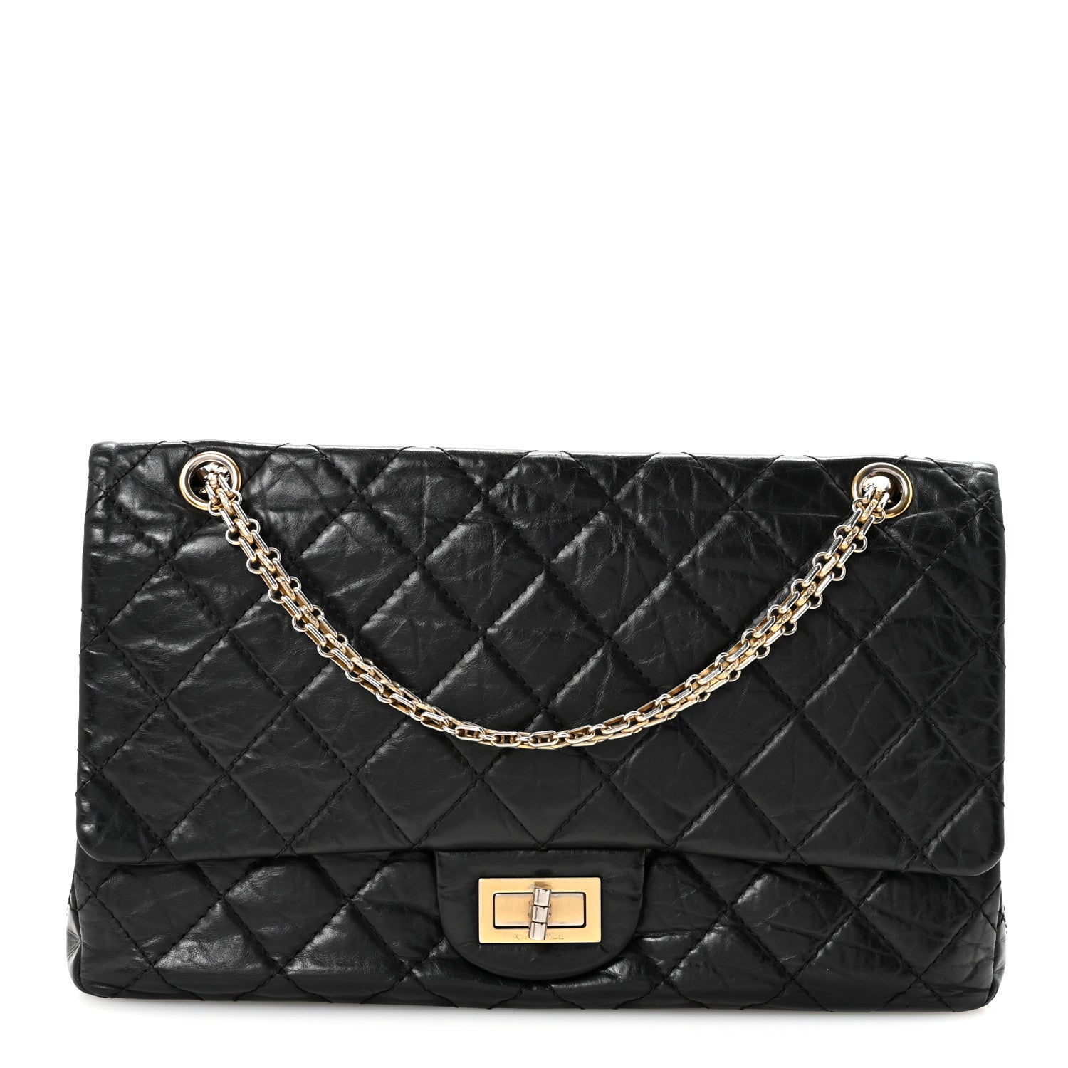 Chanel Aged Calfskin Quilted 2.55 Reissue 227 Flap Black 1 of 10