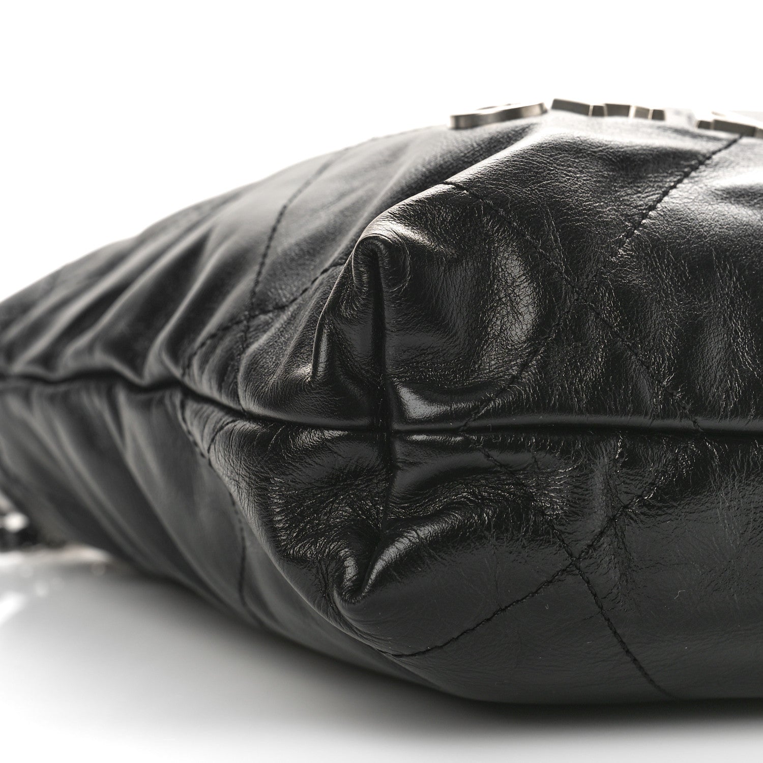 Chanel Shiny Calfskin Quilted Mini Chanel 22 Black 7 of 8