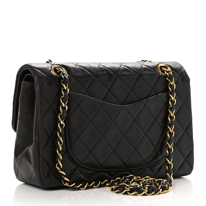 Chanel Lambskin Quilted Small Double Flap Black 3 of 14