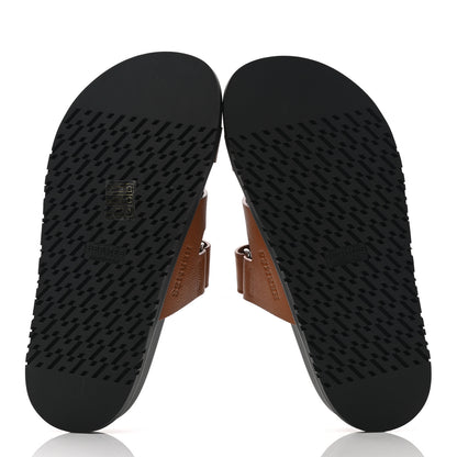 Hermes Epsom Womens Chypre Sandals 36 Natural 5 of 8