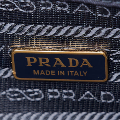 Prada Re-Nylon Saffiano Mini Re-Edition 1978 Bucket Bag Navy 6 of 9