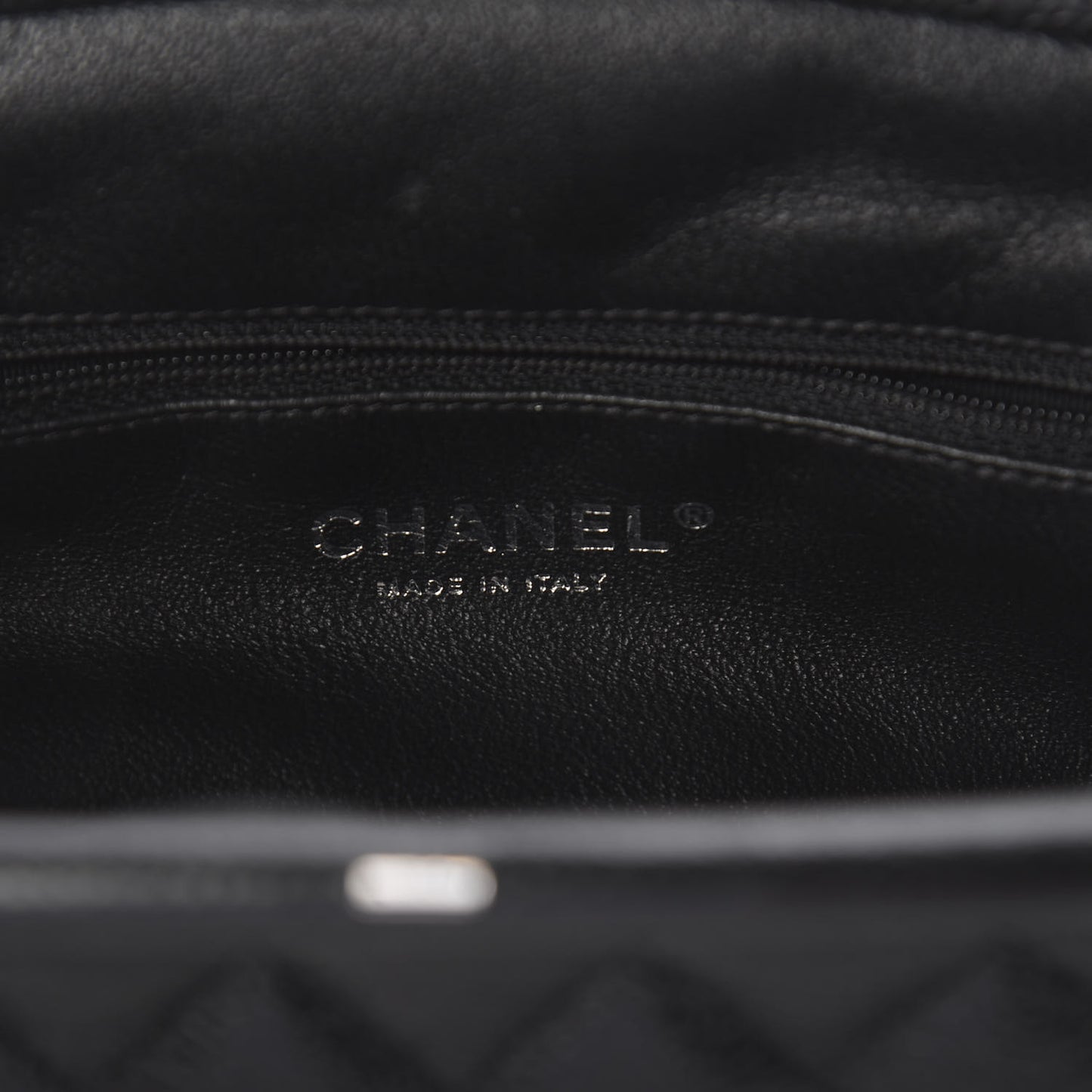 Caviar Quilted Timeless Clutch Black