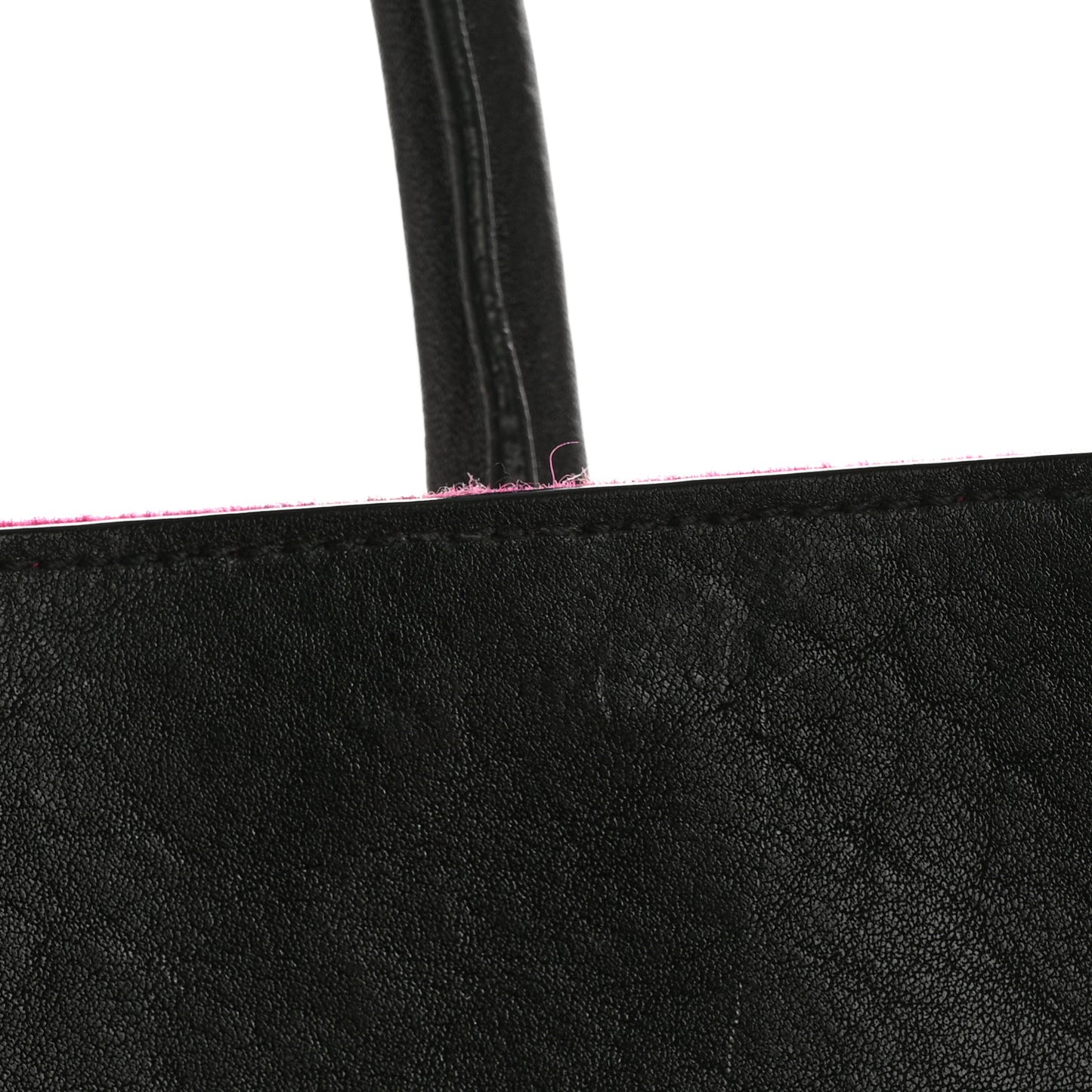 Wool Rive Gauche Tote Fuchsia