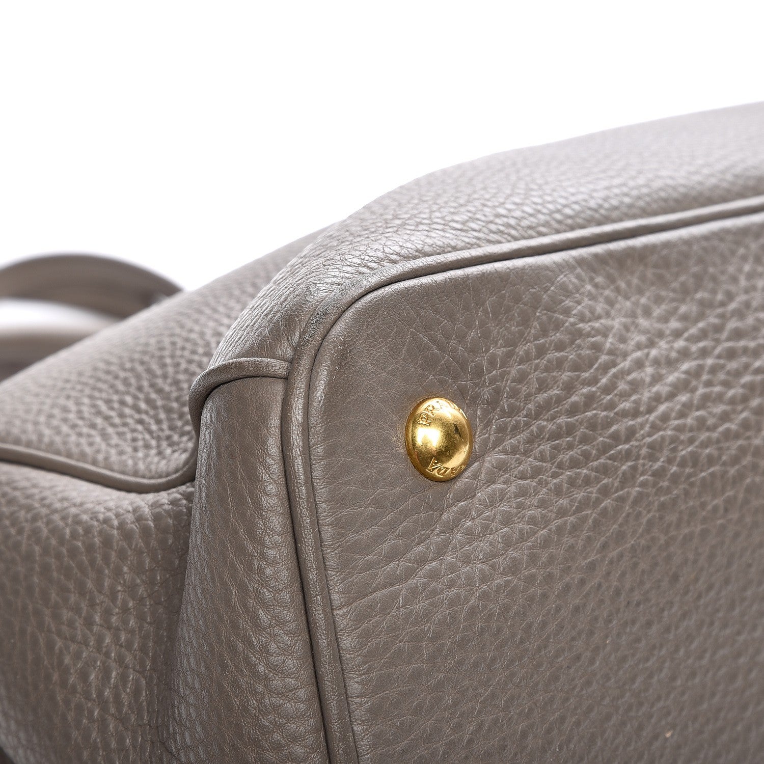 Prada Vitello Daino Tote Argilla 13 of 16