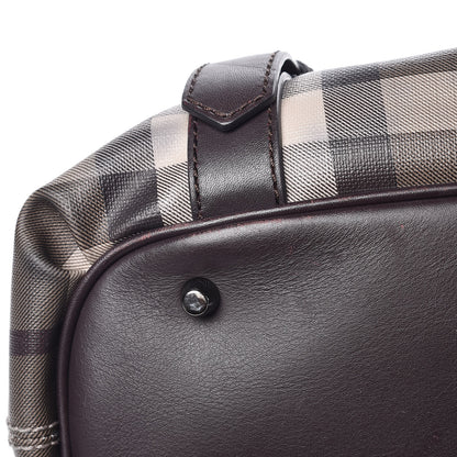Burberry Smoked Check Small Northfield Tote Plum 20 of 20