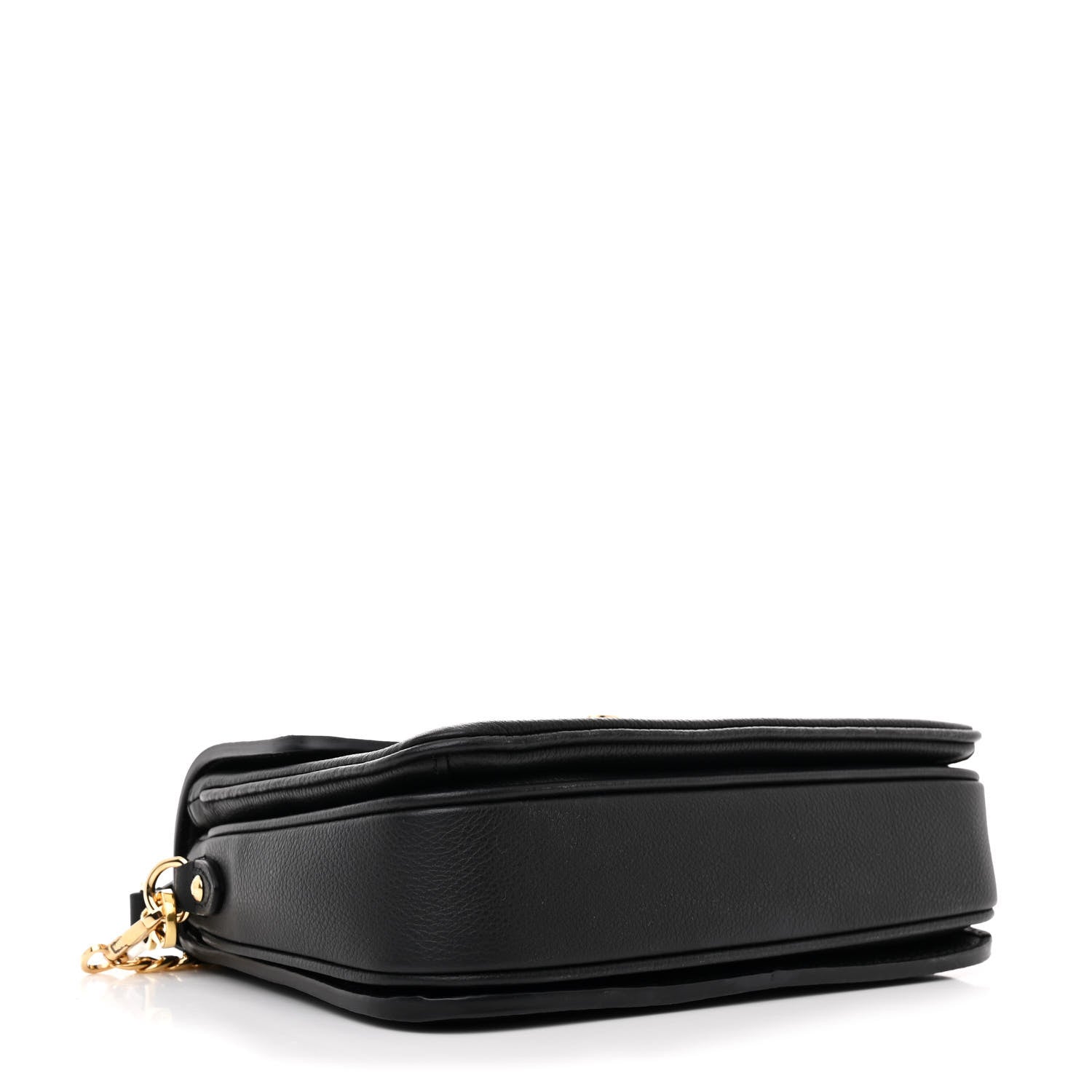 Louis Vuitton Grained Calfskin Lockme Oxford Black 4 of 10