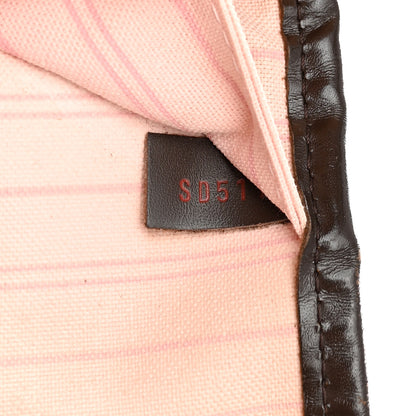 Louis Vuitton Damier Ebene Neo Neverfull MM Rose Ballerine 8 of 14