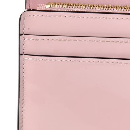Louis Vuitton Patent Calfskin Monogram Cherrywood Wallet Rose Ballerine 9 of 10